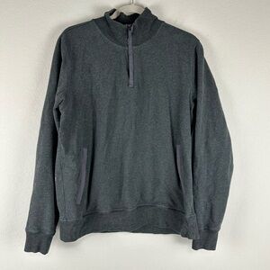 Mack Weldon Gray 1/4 Zip Pullover Sweater Sweatshirt Size XL